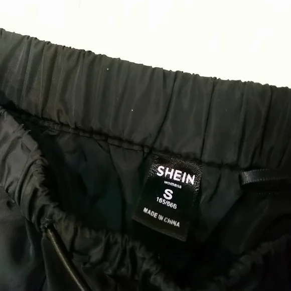 Black Nylon Track Pants, Joggers - Picture 4 of 4